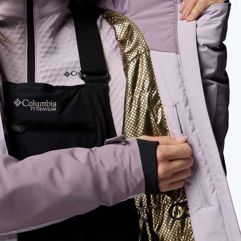 Dámská lyžařská bunda Columbia Highland Summit III Insulated lavender pearl/shale purple 10