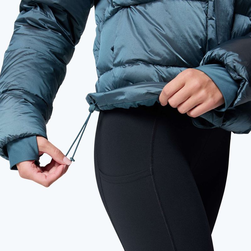 Dámská péřová bunda Columbia Amaze Puff Hooded everblue high shine 8