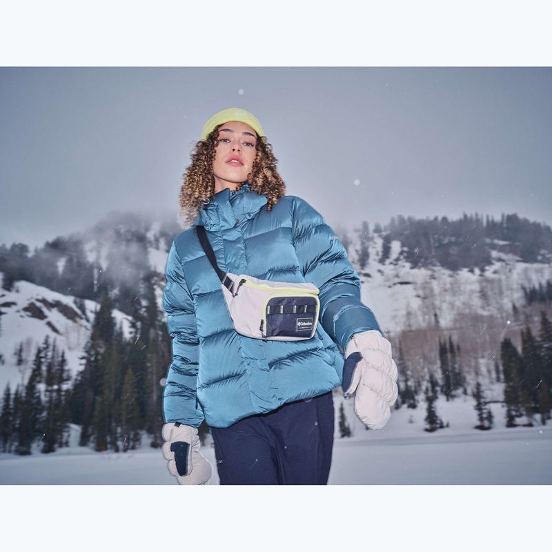 Dámská péřová bunda Columbia Amaze Puff Hooded everblue high shine 16