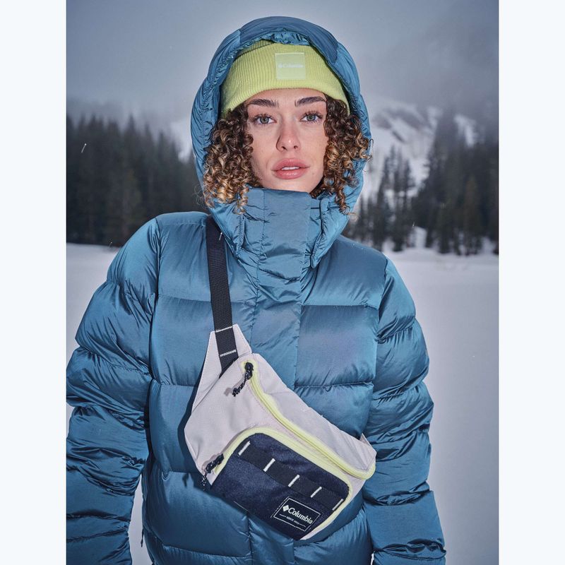 Dámská péřová bunda Columbia Amaze Puff Hooded everblue high shine 18