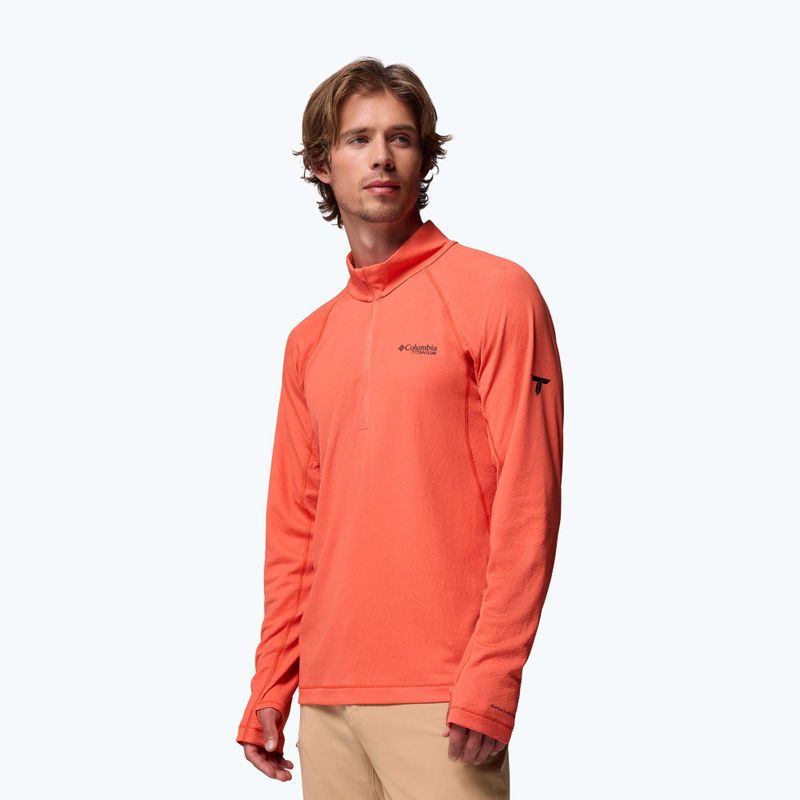 Pánská mikina Columbia DriVenture Half Zip Zing/White 4