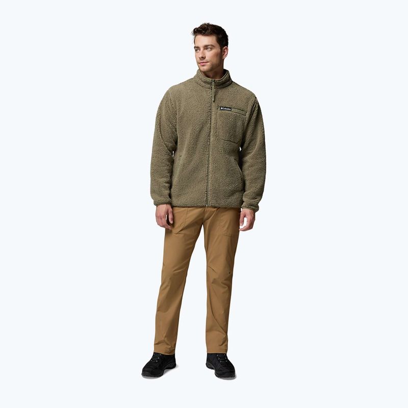 Pánská mikina Columbia Rugged Ridge High Pile Full Zip stone green 2
