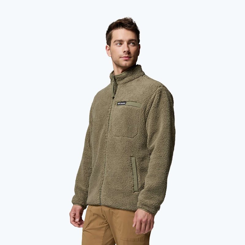 Pánská mikina Columbia Rugged Ridge High Pile Full Zip stone green 4