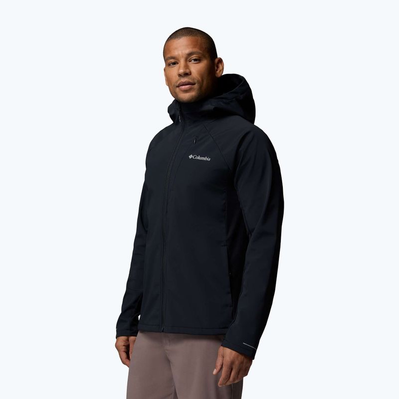 Pánská softshellová bunda Columbia Trailborne black 4