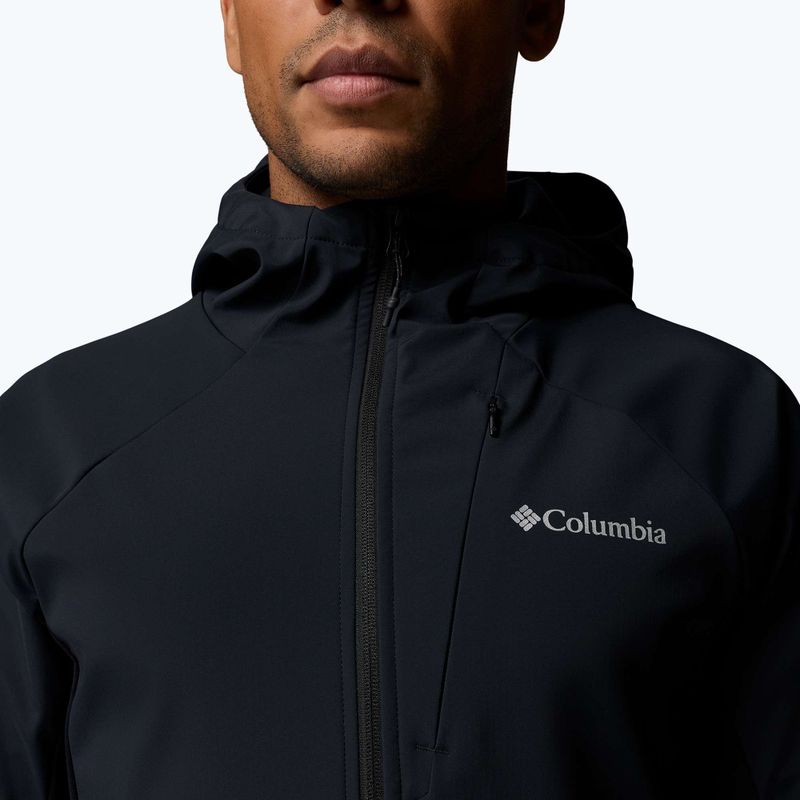 Pánská softshellová bunda Columbia Trailborne black 8