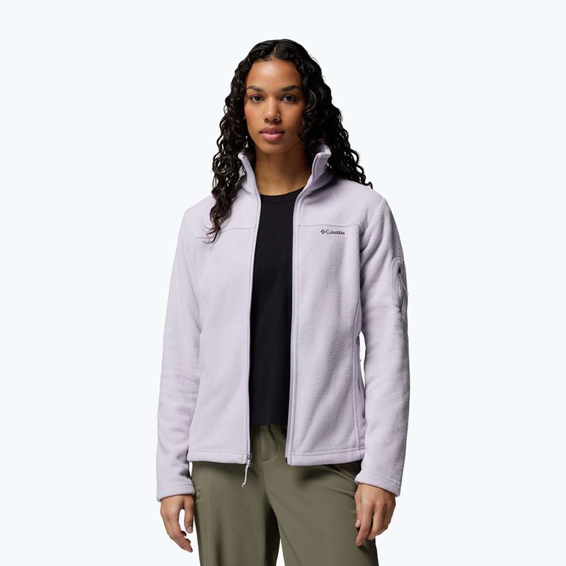 Dámská fleecová mikina Columbia Fast Trek II lavender pearl