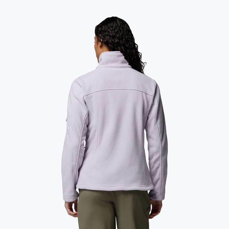 Dámská fleecová mikina Columbia Fast Trek II lavender pearl 3