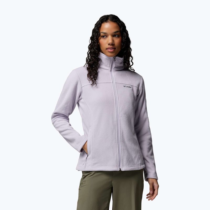 Dámská fleecová mikina Columbia Fast Trek II lavender pearl 5