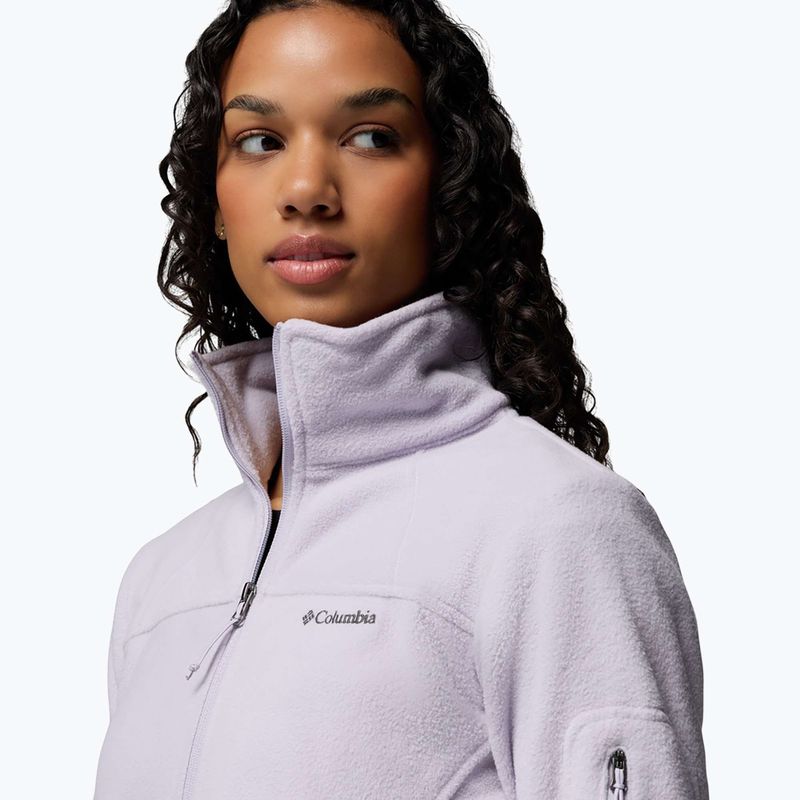 Dámská fleecová mikina Columbia Fast Trek II lavender pearl 7