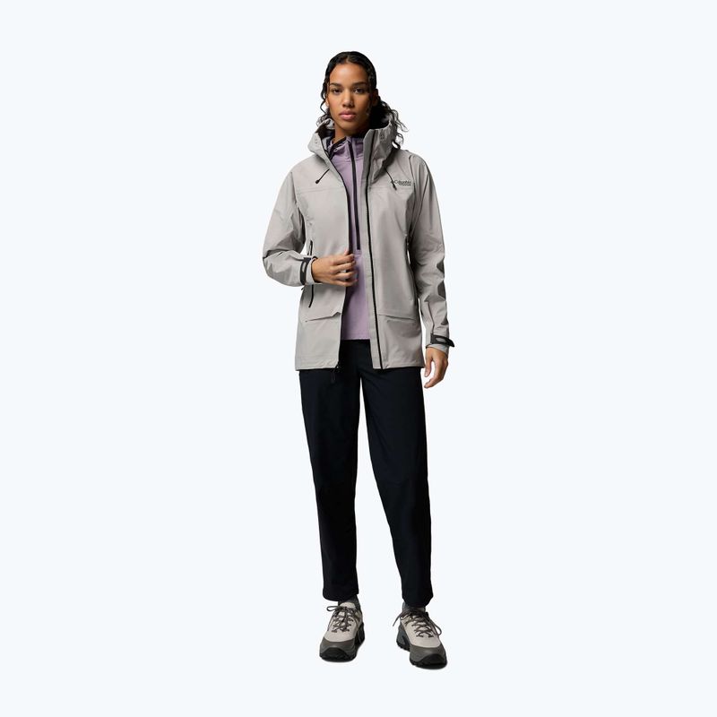 Dámská softshellová bunda Columbia Saudan Pro 3L flint grey 2