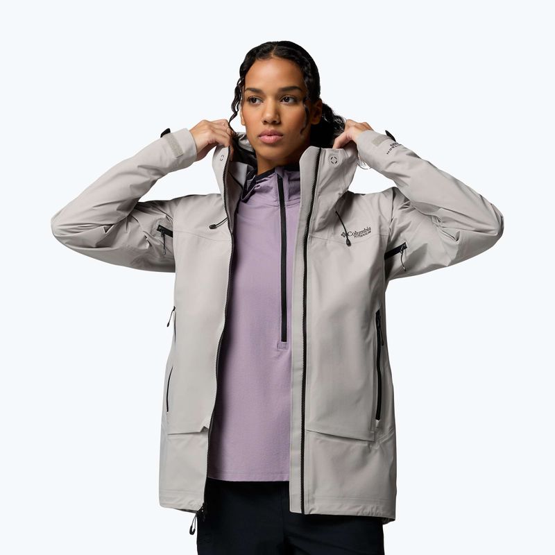 Dámská softshellová bunda Columbia Saudan Pro 3L flint grey 5