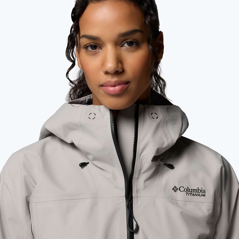Dámská softshellová bunda Columbia Saudan Pro 3L flint grey 8