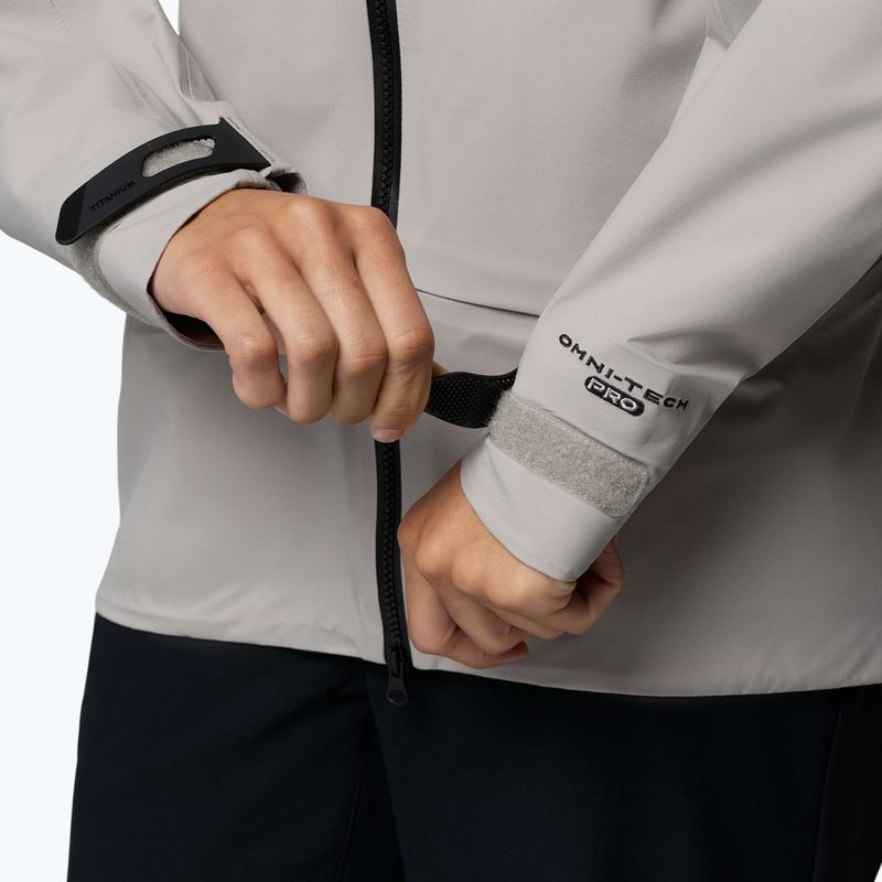 Dámská softshellová bunda Columbia Saudan Pro 3L flint grey 12