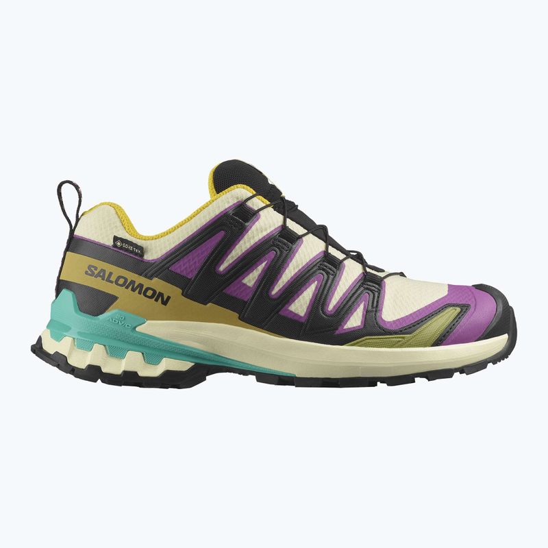 Dámské běžecké boty Salomon XA PRO 3D V9 GTX transparent yellow/black/waterfall 8
