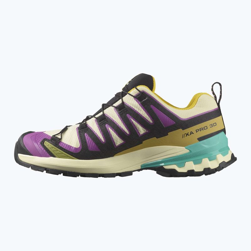Dámské běžecké boty Salomon XA PRO 3D V9 GTX transparent yellow/black/waterfall 9