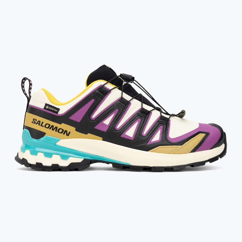 Dámské běžecké boty Salomon XA PRO 3D V9 GTX transparent yellow/black/waterfall 2