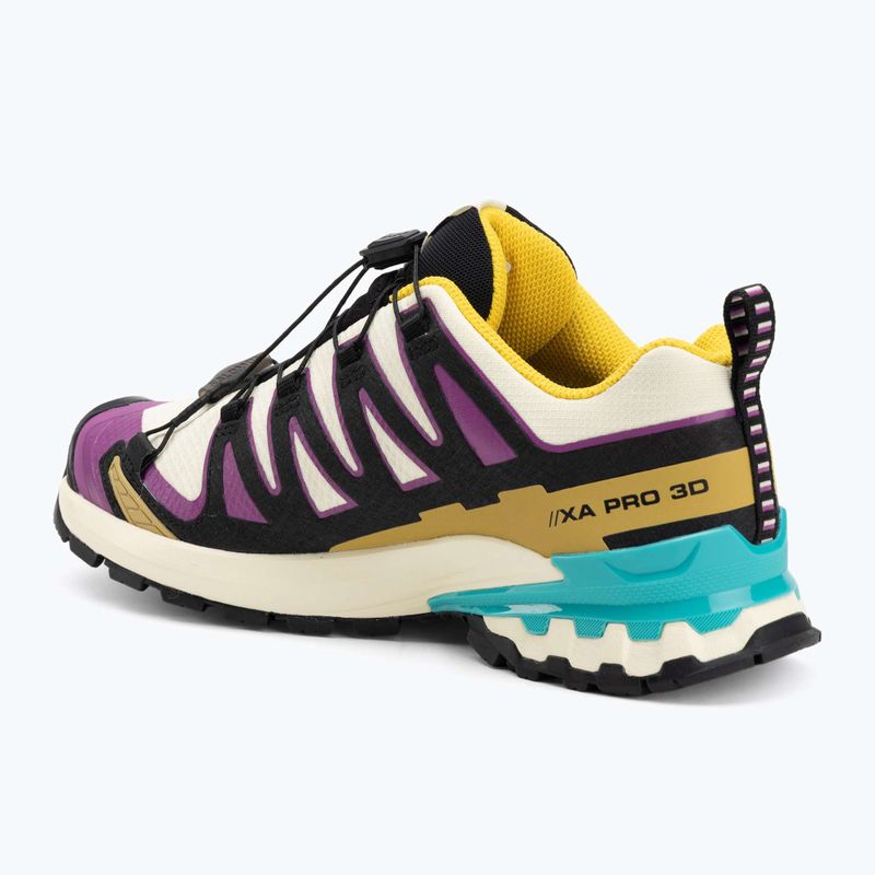 Dámské běžecké boty Salomon XA PRO 3D V9 GTX transparent yellow/black/waterfall 3