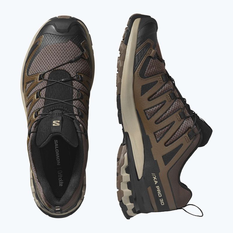 Pánské běžecké boty Salomon XA Pro 3D V9 falcon/desert tan/black 8
