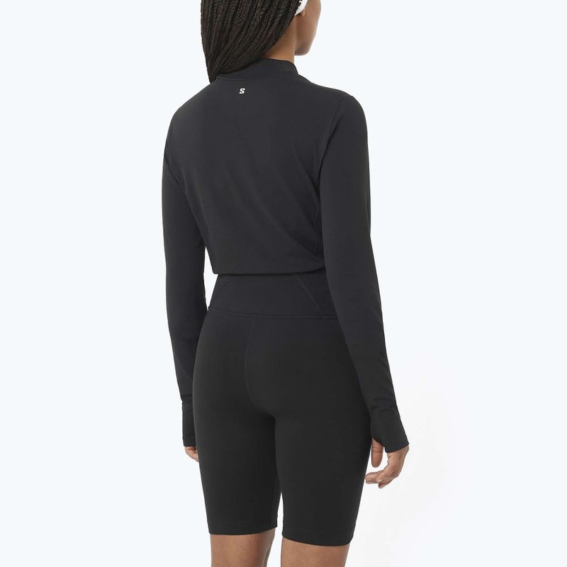 Dámské běžecké tričko Longsleeve Salomon Bliss deep black 3