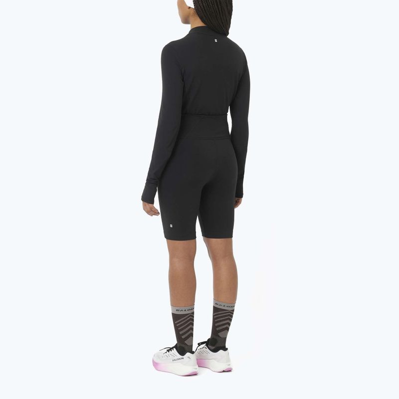 Dámské běžecké tričko Longsleeve Salomon Bliss deep black 4
