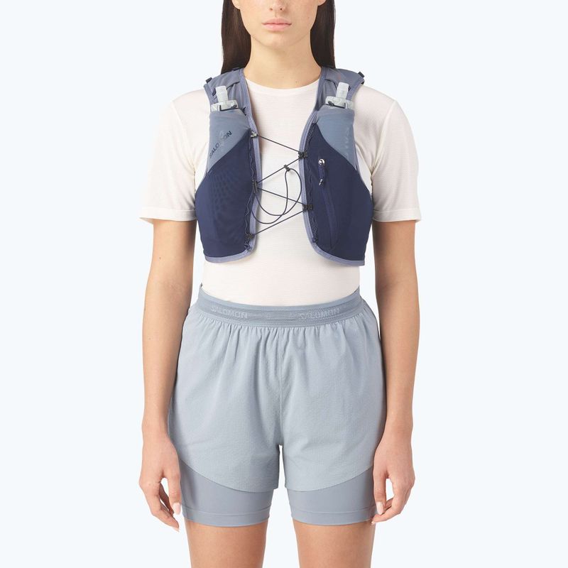 Běžecká vesta Salomon ADV SKIN 5 Gradient Set maritime blue/gray 3