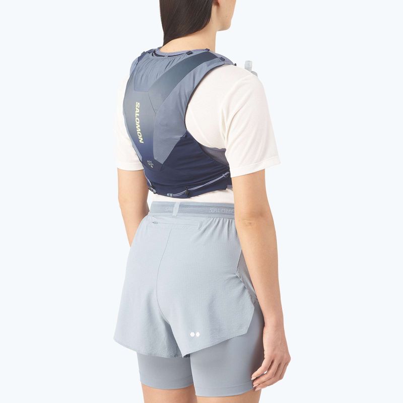 Běžecká vesta Salomon ADV SKIN 5 Gradient Set maritime blue/gray 4