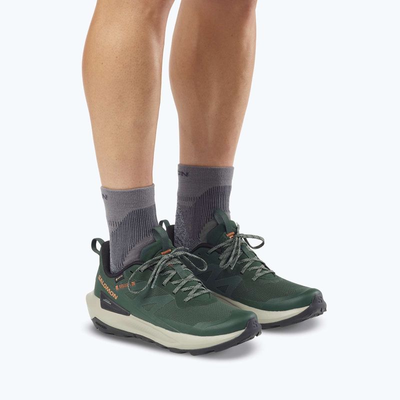 Pánské turistické boty Salomon Elixir Activ GTX scarab/green gable 8