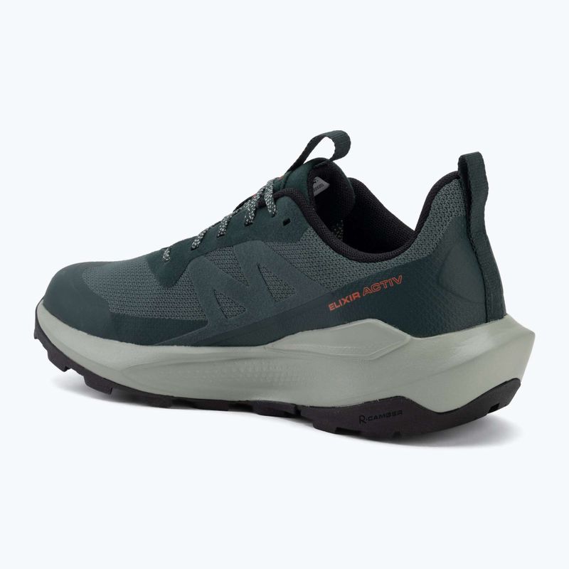 Pánské turistické boty Salomon Elixir Activ GTX scarab/green gable 3