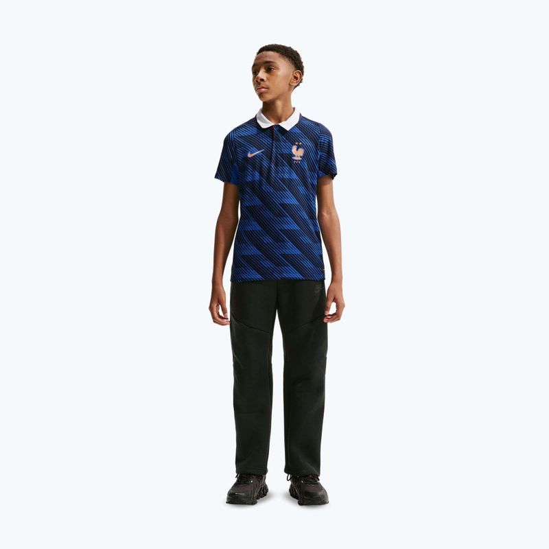 Dětské fotbalové tričko Nike FFF 2026/27 Match Home game royal/metallic copper 5