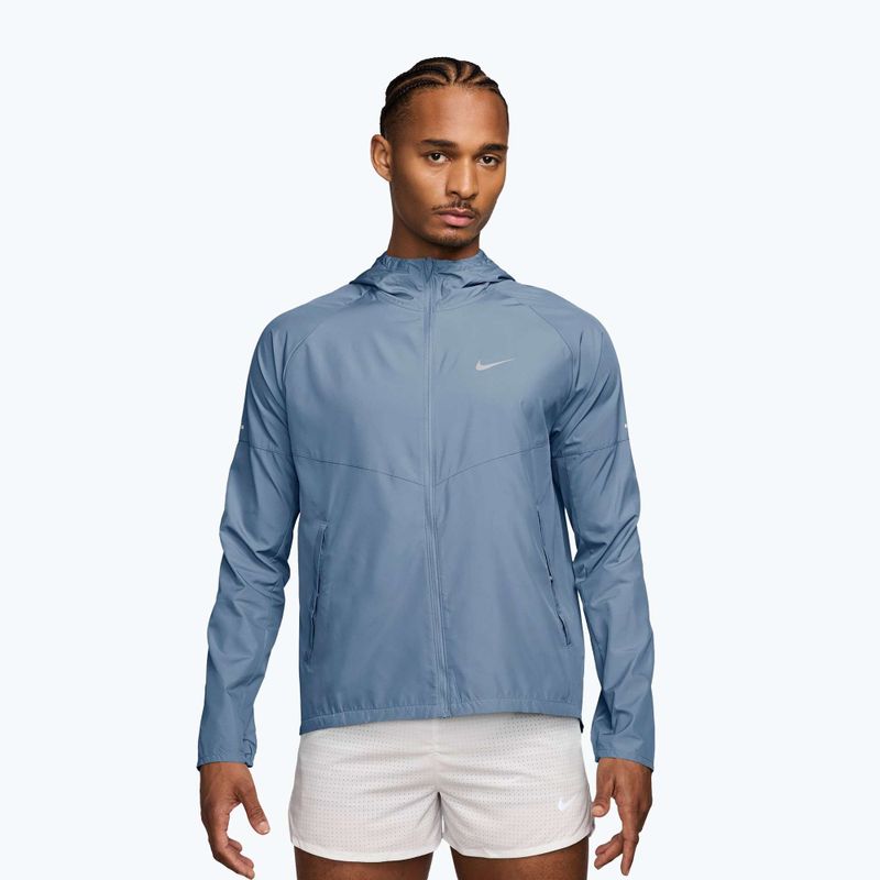 Pánská běžecká bunda Nike Repel Miler Work Blue/Work Blue