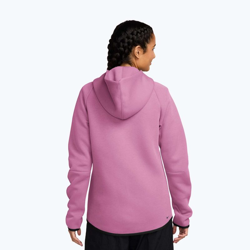 Dámská mikina Nike Sportswear Tech Fleece Windrunner light magenta/black 2