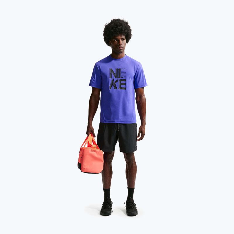 Pánské tréninkové tričko Nike Hyverse Dri-Fit Persian violet/black 2