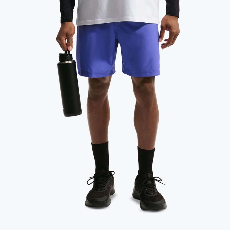 Pánské tréninkové šortky Nike Form Dri-Fit Versatile 7" persian violet/black