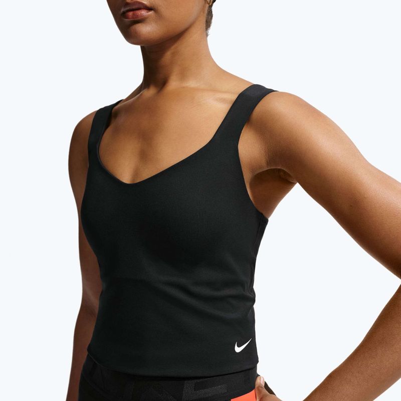 Dámské tréninkové tričko Nike Pro Sculpt Medium Support Padded Tank black/white 4