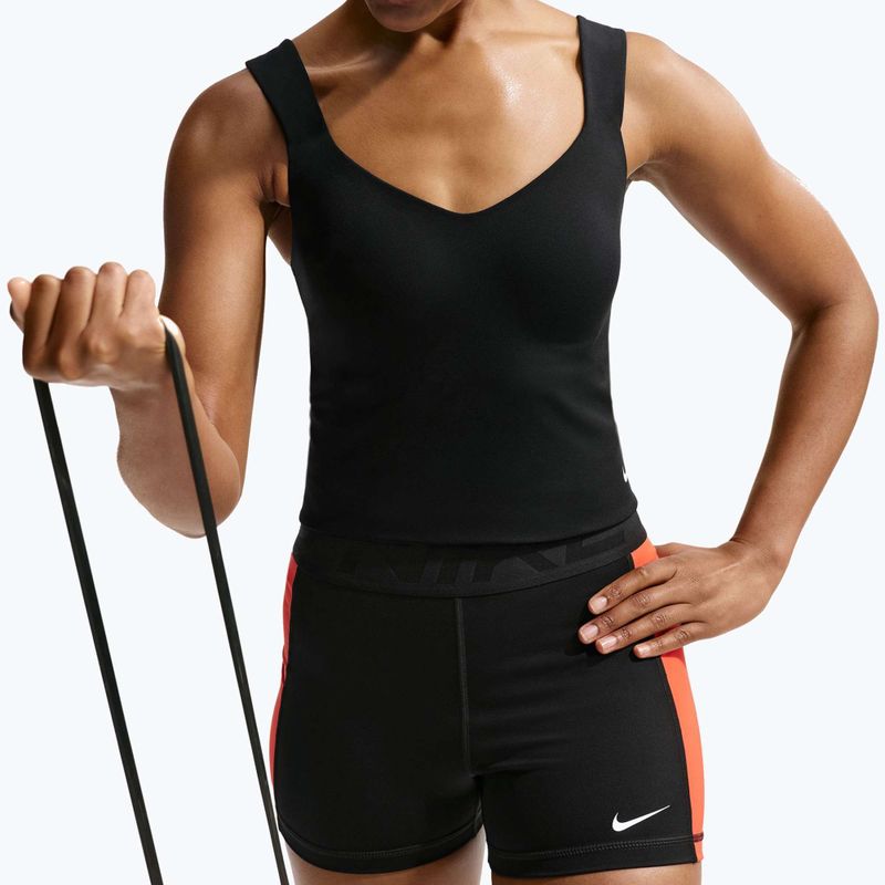 Dámské tréninkové tričko Nike Pro Sculpt Medium Support Padded Tank black/white 6