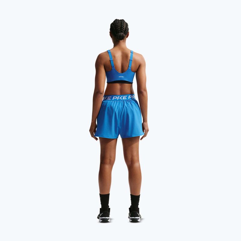Dámské tréninkové šortky Nike Pro 2in1 light photo blue/white 3