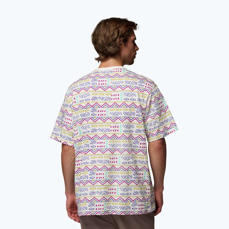 Pánské tričko Columbia CSC Heavyweight Printed Tee sea salt/horizons 3