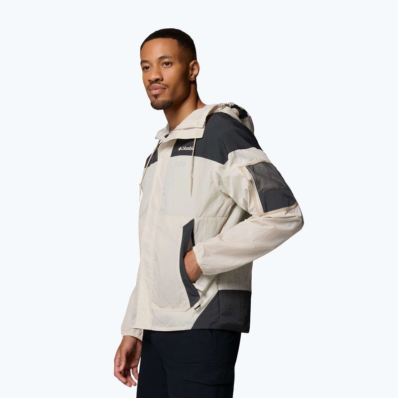 Pánská větrovka Columbia Challenger II Windbreaker dark stone/shark 4