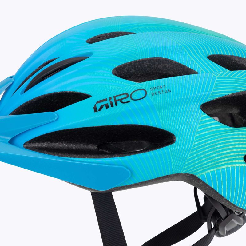 Dětská cyklistická helma Giro Raze matte blue/green 7