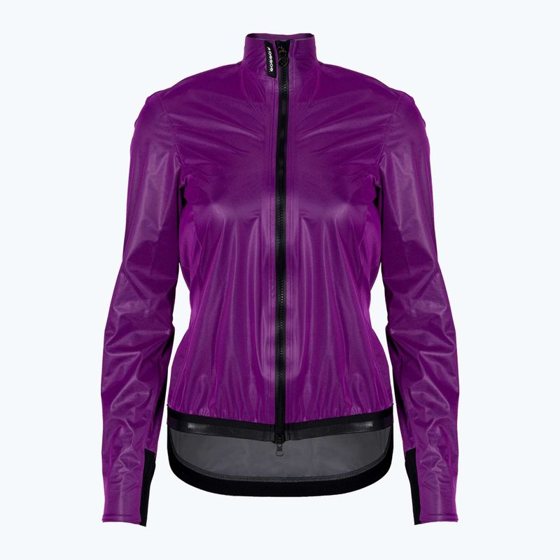 Dámská cyklistická bunda ASSOS Dyora RS Rain purple 12.32.372.4B
