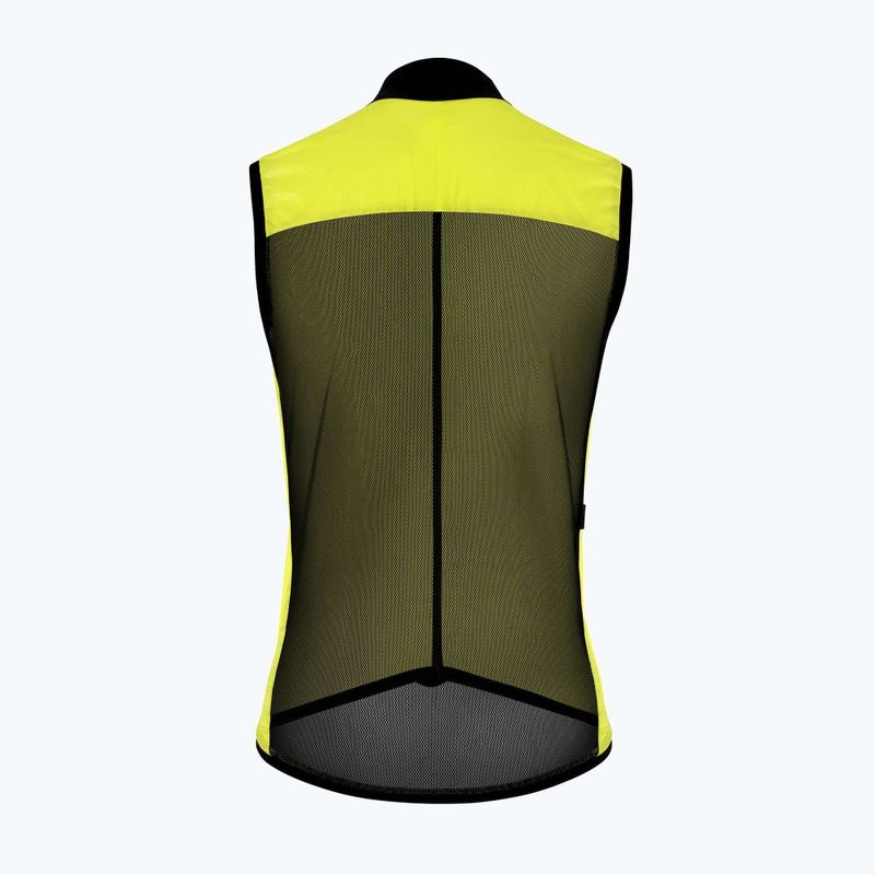 Pánská cyklistická vesta ASSOS Mille GT C2 Wind optic yellow 2