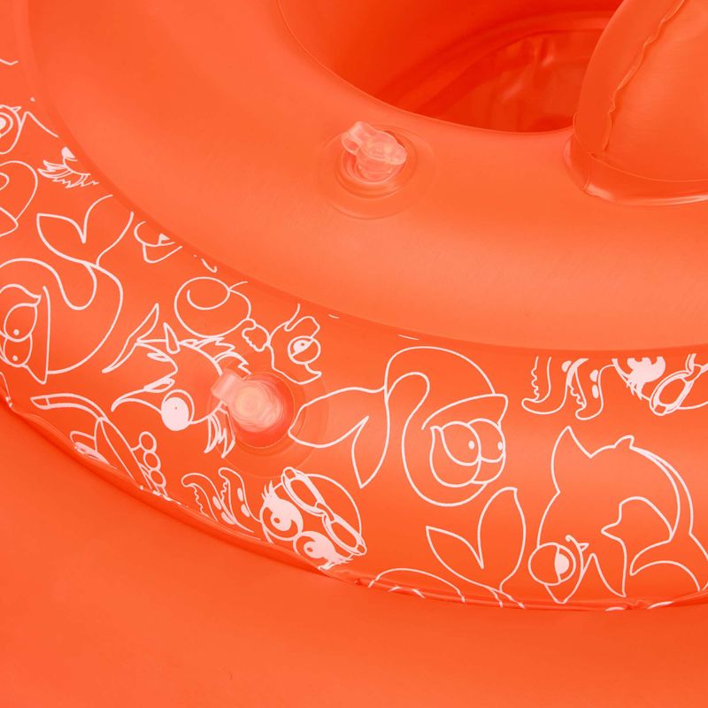 Dětské plavecké sedátko arena Water Tribe Baby Swim Seat nectarine/white 4