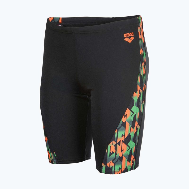 Dětské plavky Arena Print Swim black/orange multi 8