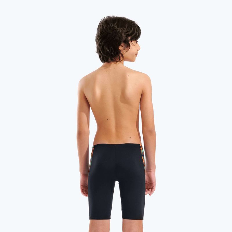 Dětské plavky Arena Print Swim black/orange multi 2