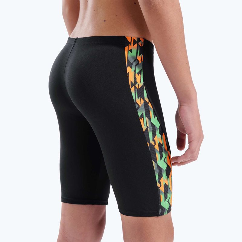 Dětské plavky Arena Print Swim black/orange multi 5