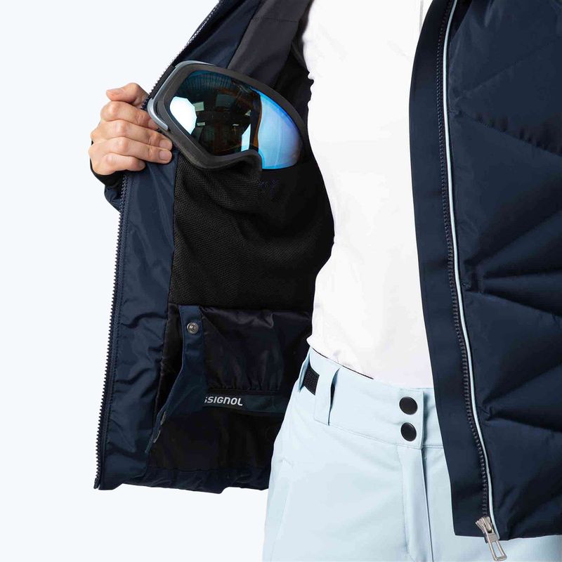 Dámská lyžařská bunda Rossignol Staci Pearly dark navy 14