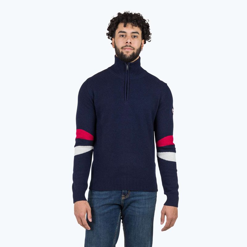 Pánský svetr Rossignol Signature Hz Knit dark navy