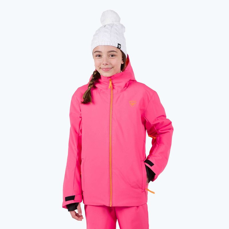 Dětská lyžařská bunda Rossignol Jr Strawpile tea rose