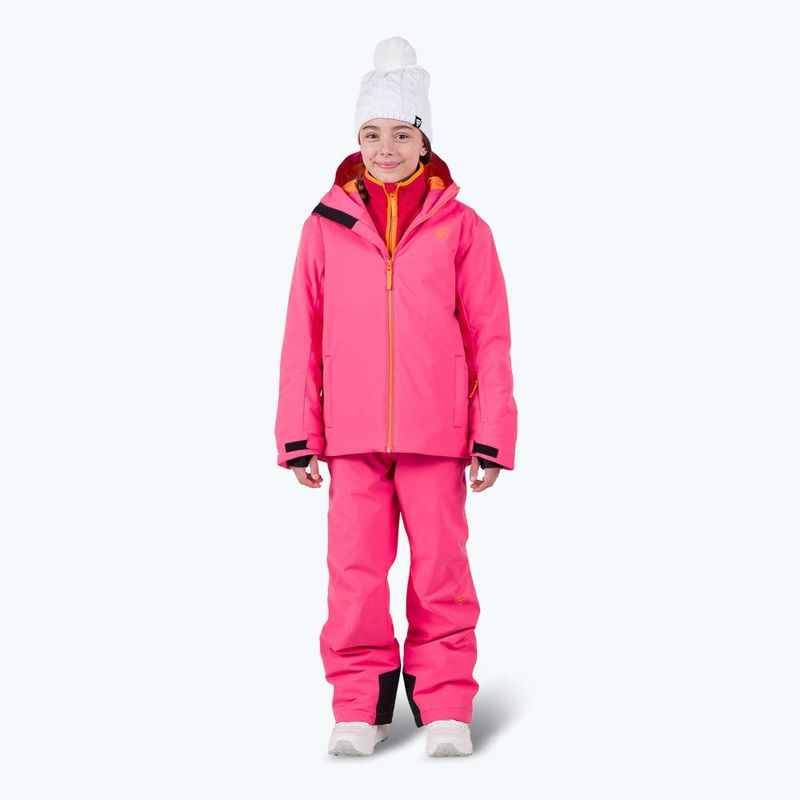 Dětská lyžařská bunda Rossignol Jr Strawpile tea rose 2