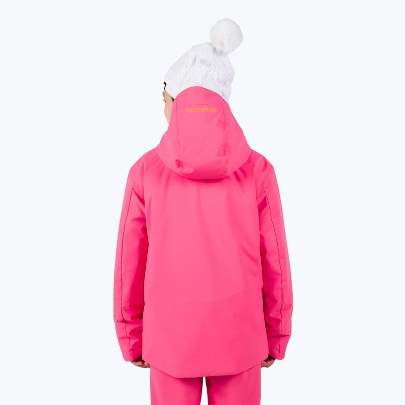 Dětská lyžařská bunda Rossignol Jr Strawpile tea rose 3